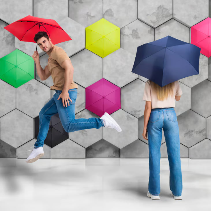 Knirps US.050 Ultra Light Slim Manual Folding Umbrella - Navy