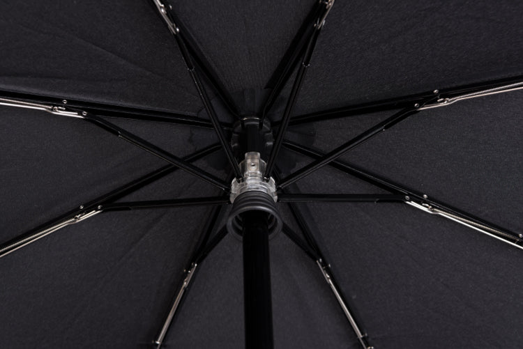 Knirps T.200 Medium Duomatic Folding Umbrella - Black